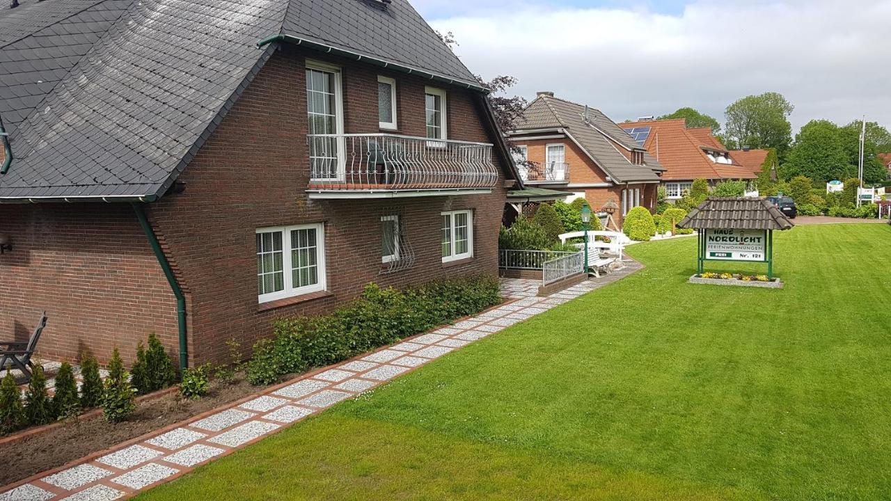 Hausnordlicht FEWO 2 Dornum Exterior foto